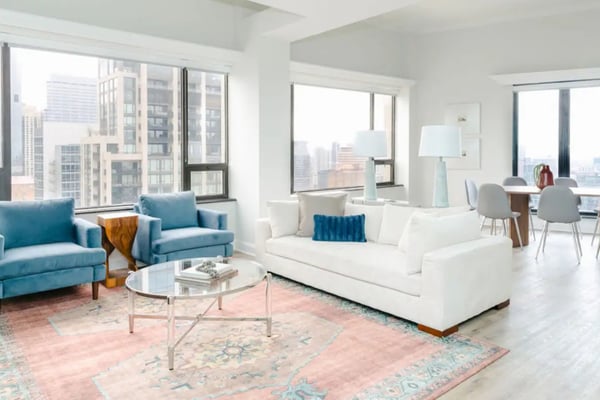 Well-presented Chicago apartment interior